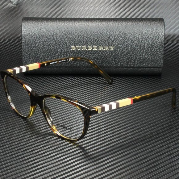 Burberry Dark Havana 52mm Eyeglasses - Picture 1 of 4